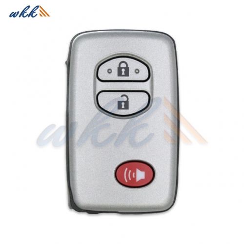 2+1Buttons B53EA 95430-60220 4D-67CHIP 433MHz Smart Key for 2007-2008 Toyota Land Cruiser