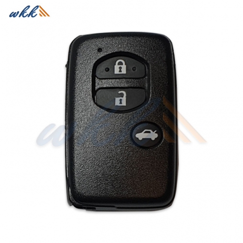 3Buttons SU003-07162 4D+ CHIP 433MHz Smart Key for Toyota GT86