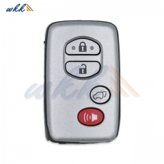 3+1Buttons B77EA 89904-60B01/ 60B00/ 60B02/ 60B03 4D-67CHIP 433MHz Smart Key for 2013-2015 Toyota Land Cruiser