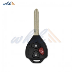 2+1Button GQ4-29T 89070-02250 4D-67 CHIP 315MHz Head Key for Toyota Matrix / Venza