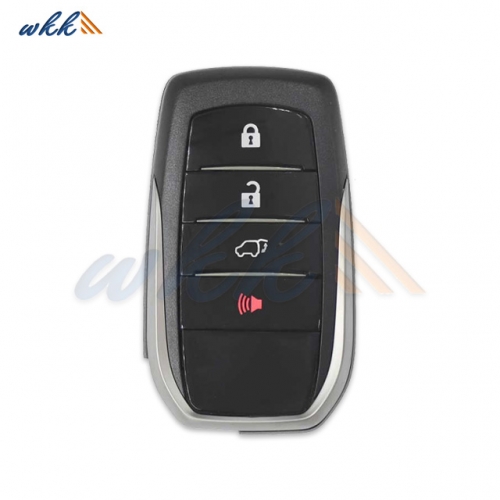 3+1Buttons 89904-60Y30 433MHz Smart Key for 2019-2021 Toyota Land Cruiser