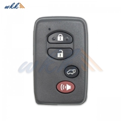 3+1Buttons HYQ14AAB 89904-48110 315MHz Smart Key for 2007-2014 Toyota Highlander