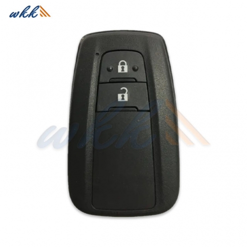 2Buttons 89904-F4080/ 89904-F4010 BR2EX 434MHz Smart Key for 2018-2020 Toyota CH-R