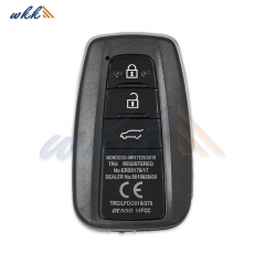 3Buttons B2T2K2R 89904-60V60/ 60V30 433MHz Smart Key for 2020-2021 Toyota Land Cruiser / Prado