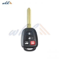 3+1Buttons B51TE / B71TH 89070-52D70 H CHIP / G CHIP 314MHz Head Key for Toyota Yaris / Corolla