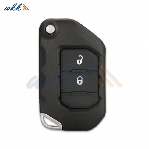 2Buttons OHT1130261 68416786AB 433MHz Remote Key  for Jeep Wrangler Unlimited