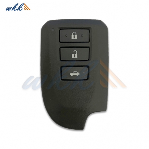 3Buttons BS1EW 8A CHIP 433MHz Smart Key for 2015-2018 Toyota Aygo