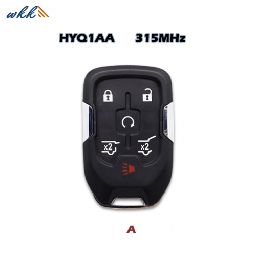 5+1Buttons HYQ1AA Smart Car Key Case for Chevrolet