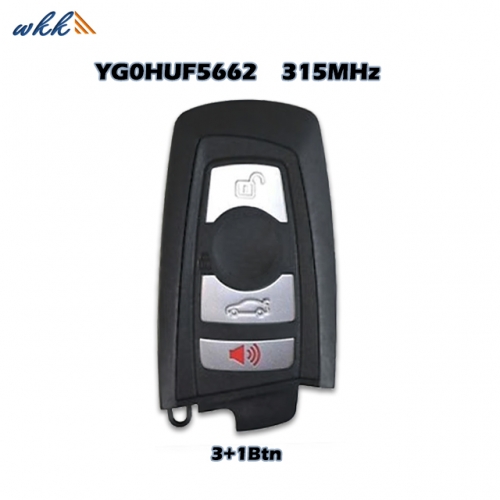3+1Buttons YG0HUF5662 Key Shell for BMW 3 / 5 / 7 Series