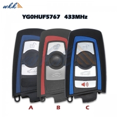 3+1button YG0HUF5767 49CHIP 434MHz Smart Key for BMW 3 / 5 / 7 Series