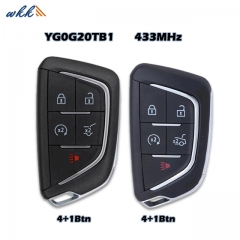 4+1Buttons 13536990/ 13538860 YG0G20TB1 433MHz Smart Key for Cadillac