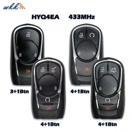 3+1Buttons HYQ4EA Key Shell for Buick
