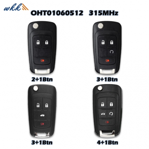 Flip Car Key Case for OHT01060512 for Chevrolet 2+1btn / 3+1btn / 4+1btn