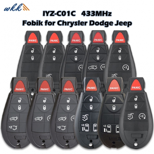 M3N5WY783X IYZ-C01C 46CHIP 433MHz Fobik for Chrysler Jeep