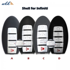 4+1Buttons S180144204 Smart Key Shell for Infiniti Q50 / Q60