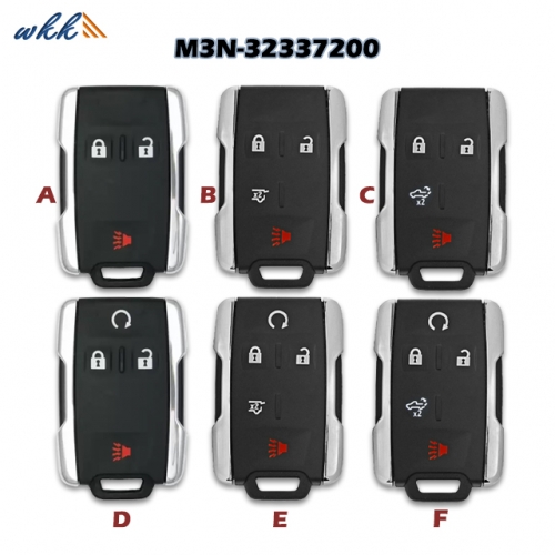 2+1/3+1/4+1/5+1btn M3N-32337200 Smart Key Shell for GMC Yukon XL