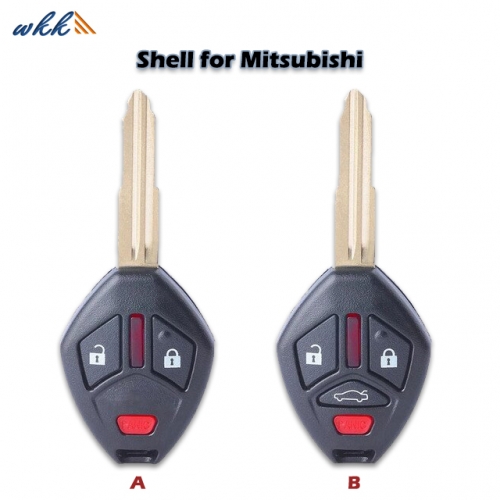 2+1/3+1btn OUCG8D-620M-A Head Key Shell for 2007-2012 Mitsubishi Eclipse / Galant