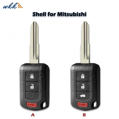 2/3btn OUC644M-KEY-N Smart Key Shell for 2014-2020 Mitsubishi Outlander