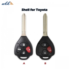 2+1/3+1Buttons 89070-06232 HYQ12BBY Head Key Shell for Toyota