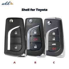 2/2+1/3/3+1btn HYQ12BBY Key Shell for Toyota Yaris / RAV4 / 4-Runner