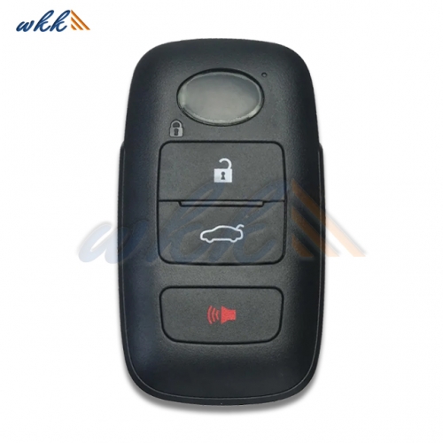 3+1btn COMPUTER S/A ELECTRICAL KEY 89994-BZ050-J1 PH434400-0152 P4 433MHz for Toyota Raize Rocky/Toyota Yaris