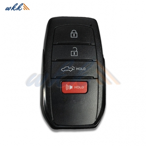 3+1 btn SMART CAR KEY HYQ14FBX 8990H-0C010, 8990H-0C011 8990H-0C010, 8990H-0C011 315MHz for 2022-2024 Toyota Tundra