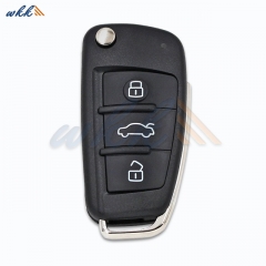 3button 4F0837220 IYZ3314 315MHz Flip Remote Key for Audi