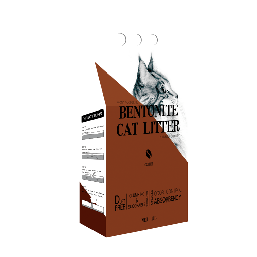 Ball shape bentonite cat litter with coffee scent