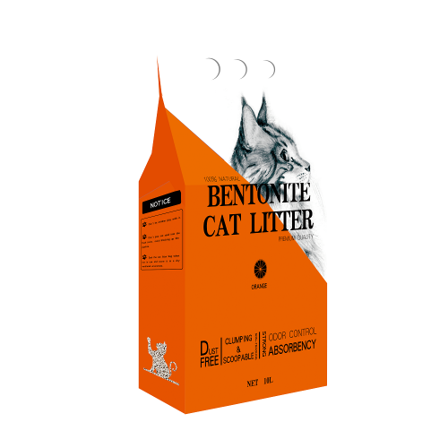 Ball shape bentonite cat litter with orange scent