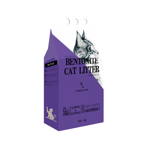 Ball shape bentonite cat litter with lavender scent