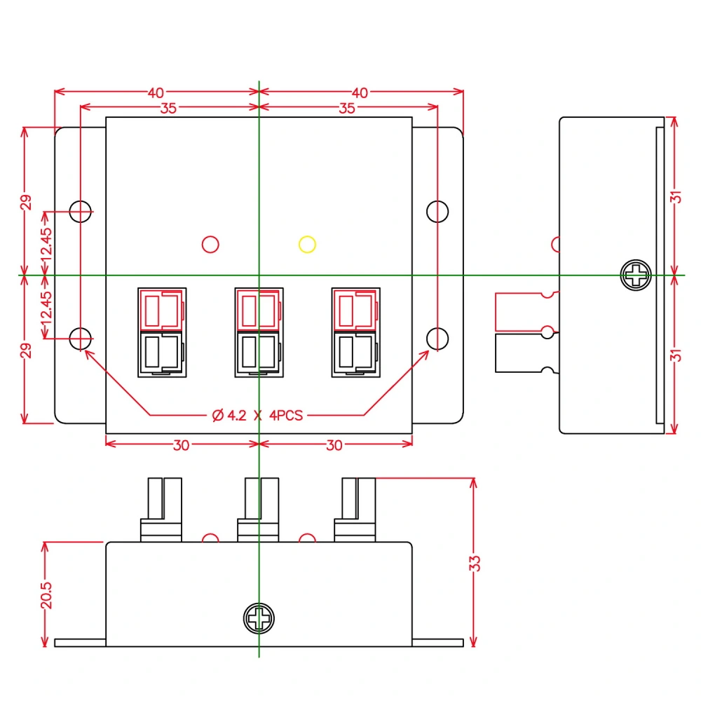 Chunzehui F-1006 Low Loss PWRpath Module, Anderson Powerpole PowerPath ...