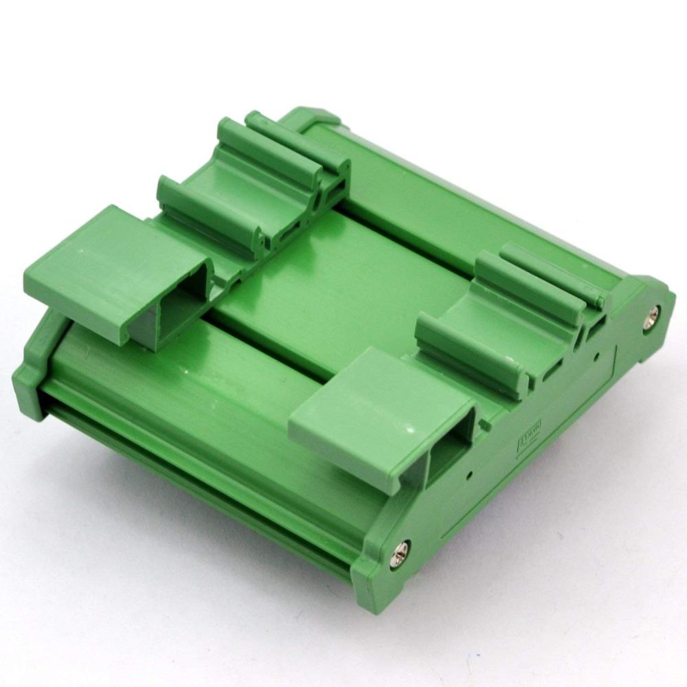 CZH-LABS DIN Rail Mount IDC-16 Male Header Connector Breakout Board Interface Module, IDC Pitch 0.1", Terminal Block Pitch 0.2"