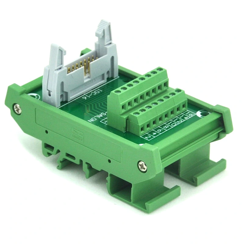 ELECTRONICS-SALON IDC-16 DIN Rail Mounted Interface Module, Breakout ...