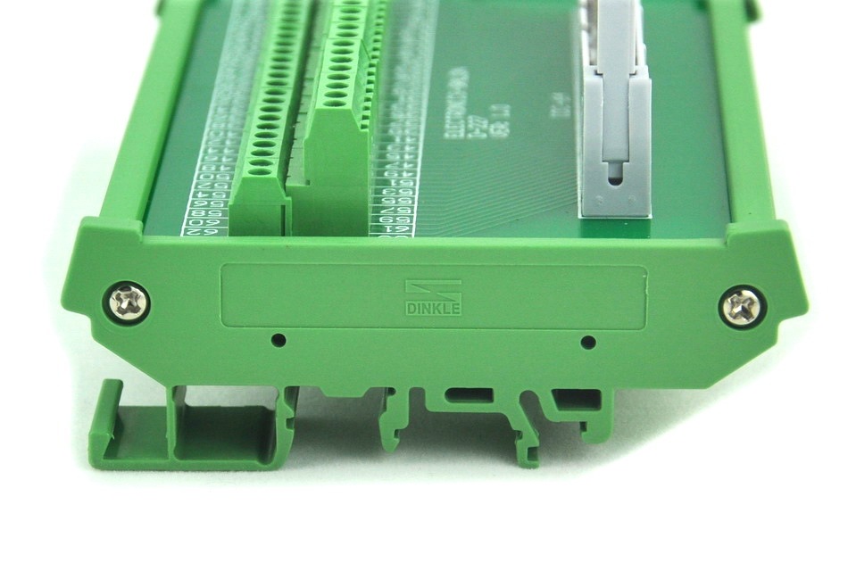 ELECTRONICS-SALON IDC-64 DIN Rail Mounted Interface Module, Breakout Board, Terminal Block.