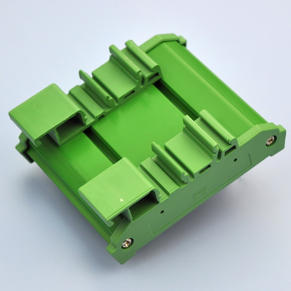 CZH-LABS DIN Rail Mount 24-Pin 0.085" Centronics Female Ribbon Connector Interface Module, Screw Terminal Block Breakout Board.