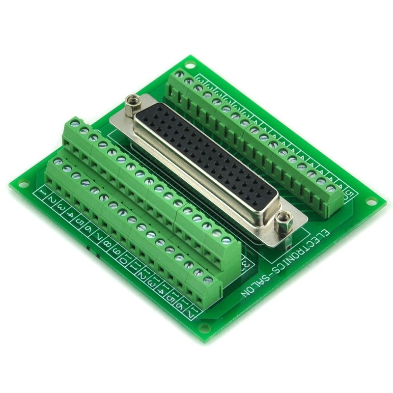 ELECTRONICS-SALON D-SUB DB50 Female Header Breakout Board, DSUB.