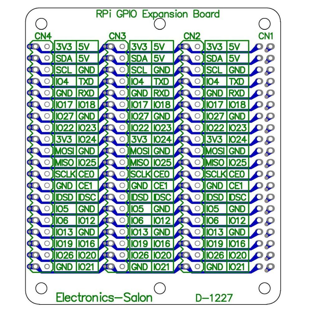 ELECTRONICS-SALON RPi GPIO Expansion Extension Module Board, for Raspberry Pi 3/2 Pi Model B+ ZERO