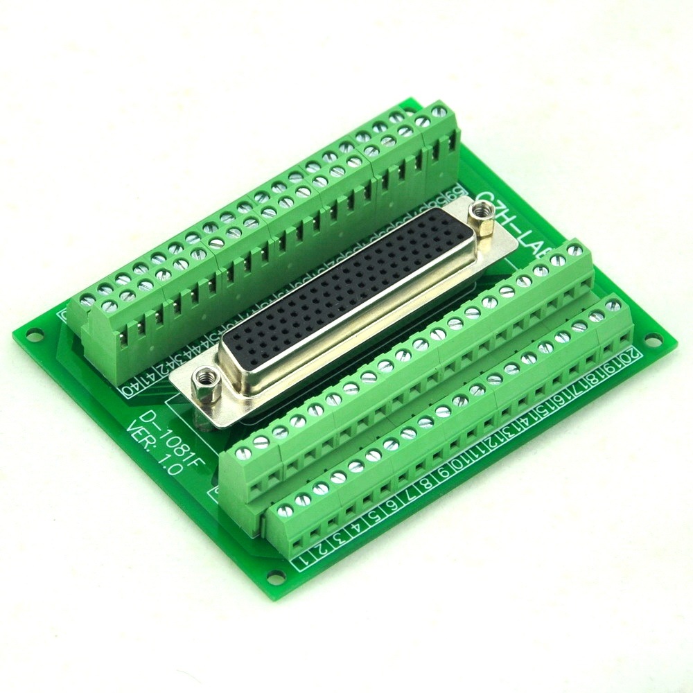 CZH-LABS D-SUB DB78HD Female Header Breakout Board, DSUB.