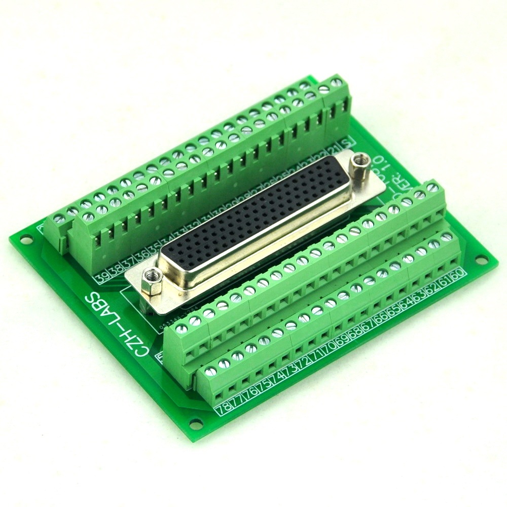 CZH-LABS D-SUB DB78HD Female Header Breakout Board, DSUB.