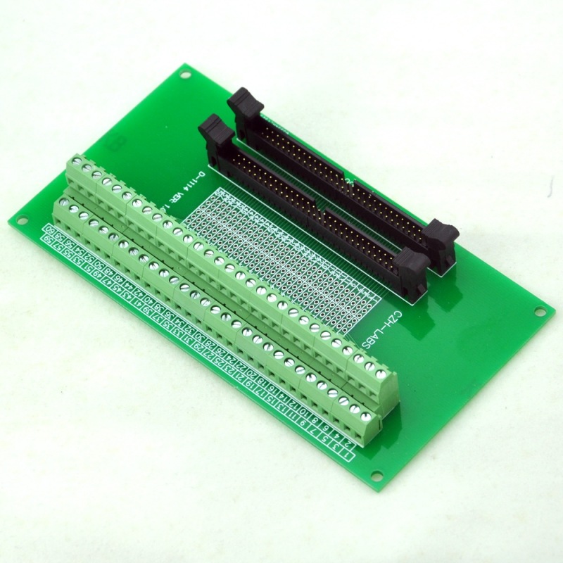CZH-LABS Dual IDC-60 Pitch 2.0mm Male Header Terminal Block Breakout Board.