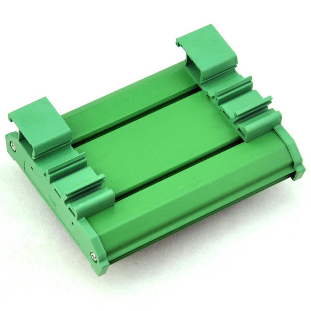CZH-LABS DIN Rail Mount Dual IDC-50 Pitch 2.0mm Male Header Interface Module, Breakout Board.