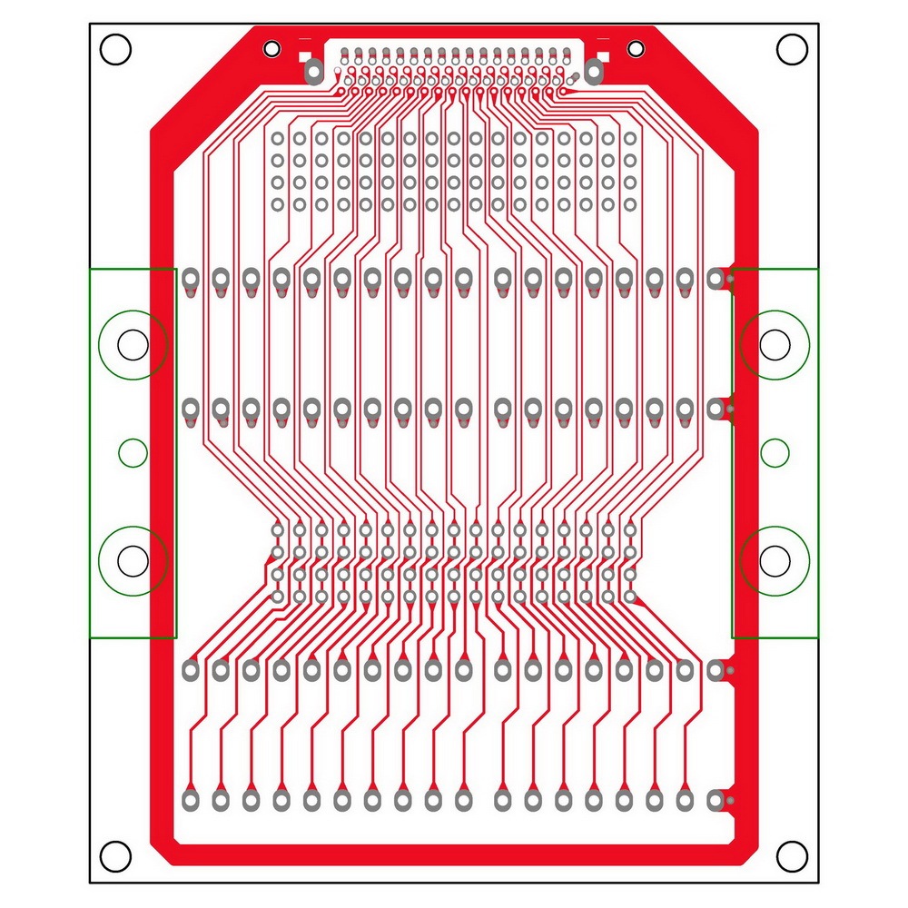 CZH-LABS 68-Pin VHDCI DSUB SCSI-5 Screw Terminal Block Breakout Board.