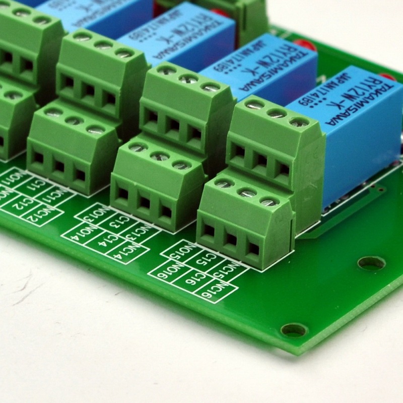 ELECTRONICS-SALON 8 Channel DPDT Signal Relay Module Board (Operating Voltage: DC 12V)