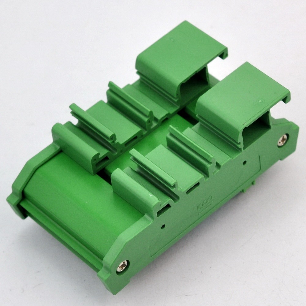 ELECTRONICS-SALON DIN Rail Mount 2 DPDT Signal Relay Interface Module, DC 24V Version.