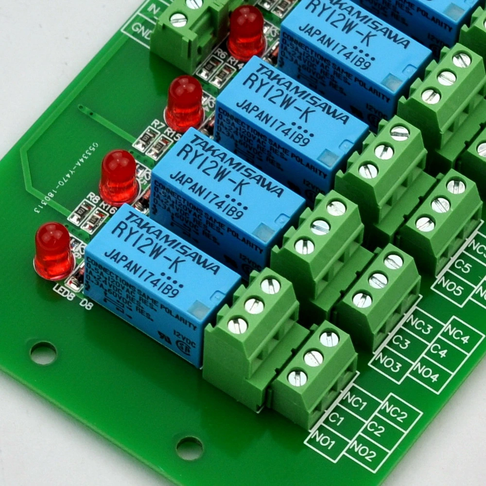 ELECTRONICS-SALON 8 Channel DPDT Signal Relay Module Board (Operating ...