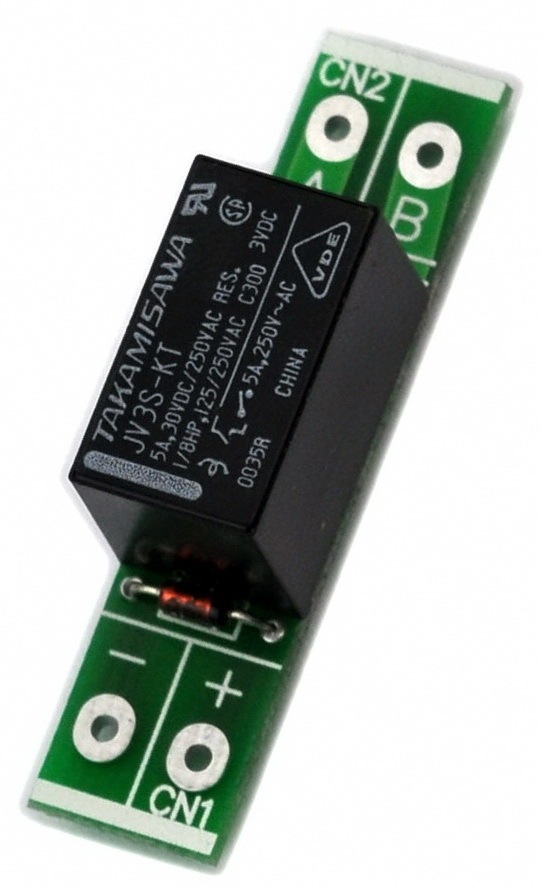 ELECTRONICS-SALON 3VDC SPST-NO 5A/250V Power Relay Module. DC3V.
