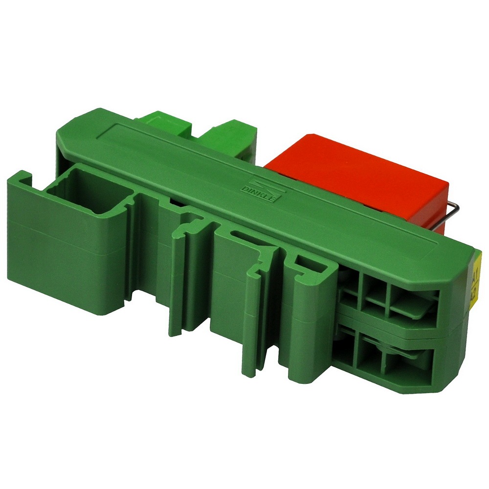 ELECTRONICS-SALON AC 230V Slim DIN Rail Mount 8Amp DPDT Power Relay Interface Module, RTE24730 230VAC.