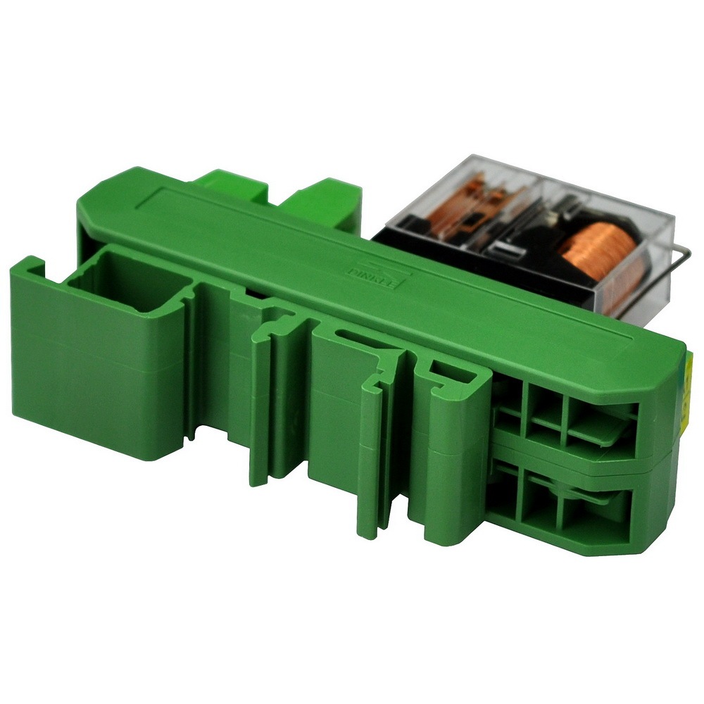 ELECTRONICS-SALON AC/DC 24V Slim DIN Rail Mount 5Amp DPDT Power Relay Interface Module, G2R-2 24V.