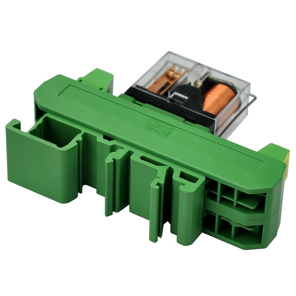 ELECTRONICS-SALON AC/DC 24V Slim DIN Rail Mount 10Amp SPDT Power Relay Interface Module, G2R-1 24V.