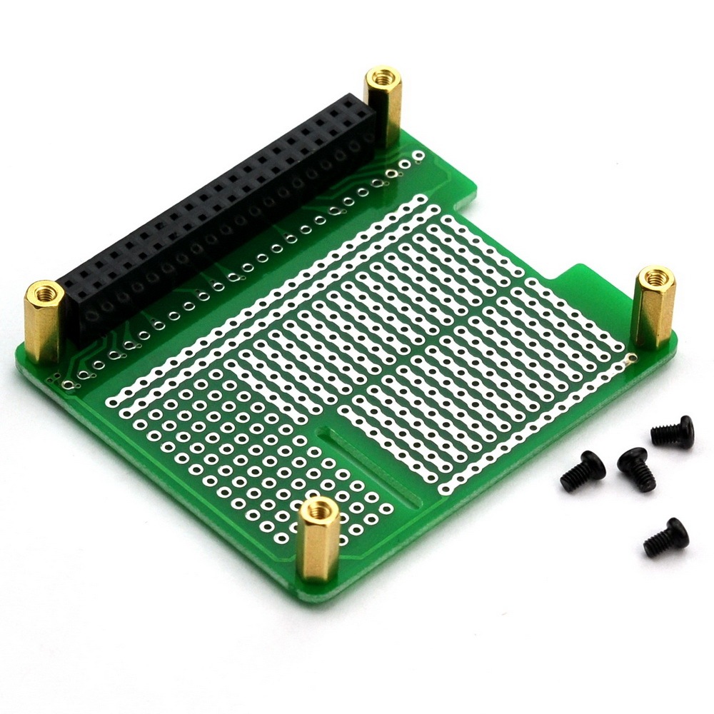 CZH-LABS Prototype Breakout PCB Shield Board Kit for Raspberry Pi 3 2 B+ A+, Breadboard DIY.